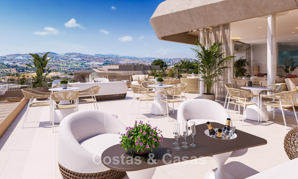 Viviendas de lujo exclusivas con vistas panorámicas en venta en La Cala de Mijas, Costa del Sol 804634
