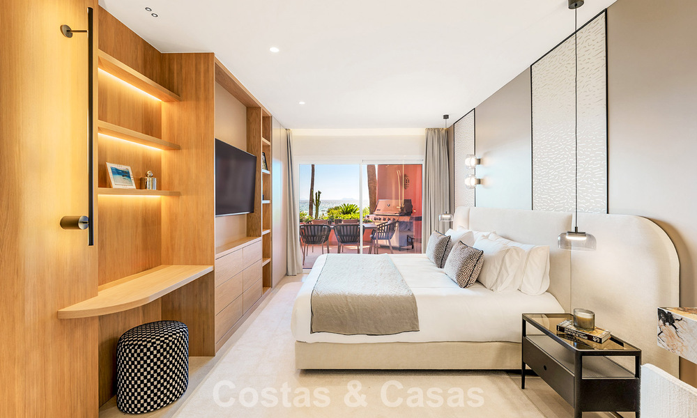 Apartamento contemporáneo reformado con vistas abiertas al mar en venta en la Nueva Milla de Oro, entre Marbella y Estepona 804685