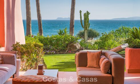 Apartamento contemporáneo reformado con vistas abiertas al mar en venta en la Nueva Milla de Oro, entre Marbella y Estepona 804699