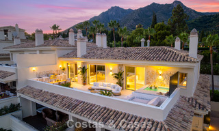 Lujoso ático contemporáneo reformado con vistas panorámicas al mar en Sierra Blanca, en la Milla de Oro de Marbella 804800 