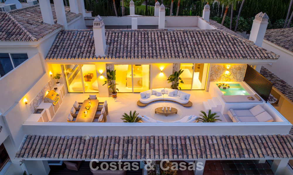 Lujoso ático contemporáneo reformado con vistas panorámicas al mar en Sierra Blanca, en la Milla de Oro de Marbella 804801