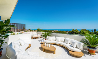 Lujoso ático contemporáneo reformado con vistas panorámicas al mar en Sierra Blanca, en la Milla de Oro de Marbella 804803 
