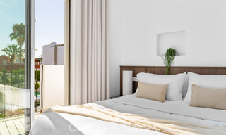 Elegante casa adosada reformada con piscina privada en venta en Nueva Andalucía, Marbella 804901 