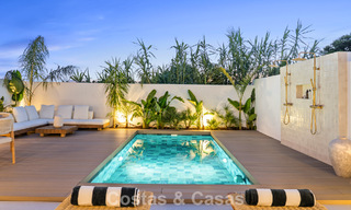 Elegante casa adosada reformada con piscina privada en venta en Nueva Andalucía, Marbella 804921 