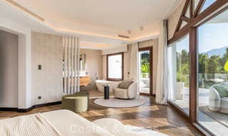 Villa de lujo de estilo mediterráneo contemporáneo en venta en una exclusiva comunidad cerrada en Marbella - Benahavís 805169 
