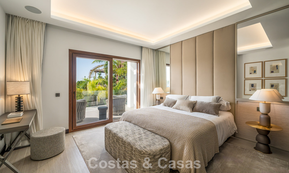Villa de lujo de estilo mediterráneo contemporáneo en venta en una exclusiva comunidad cerrada en Marbella - Benahavís 805186