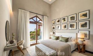 Villa de lujo de estilo mediterráneo contemporáneo en venta en una exclusiva comunidad cerrada en Marbella - Benahavís 805187 