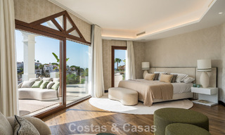 Villa de lujo de estilo mediterráneo contemporáneo en venta en una exclusiva comunidad cerrada en Marbella - Benahavís 805188 