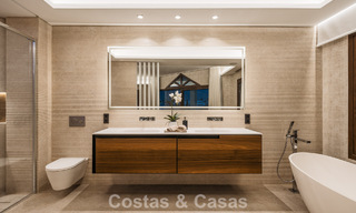 Villa de lujo de estilo mediterráneo contemporáneo en venta en una exclusiva comunidad cerrada en Marbella - Benahavís 805196 