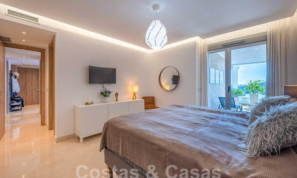 Modernos apartamentos de lujo en venta con vistas al mar en Botanic, una urbanización cerrada en Benahavís - Marbella 805490