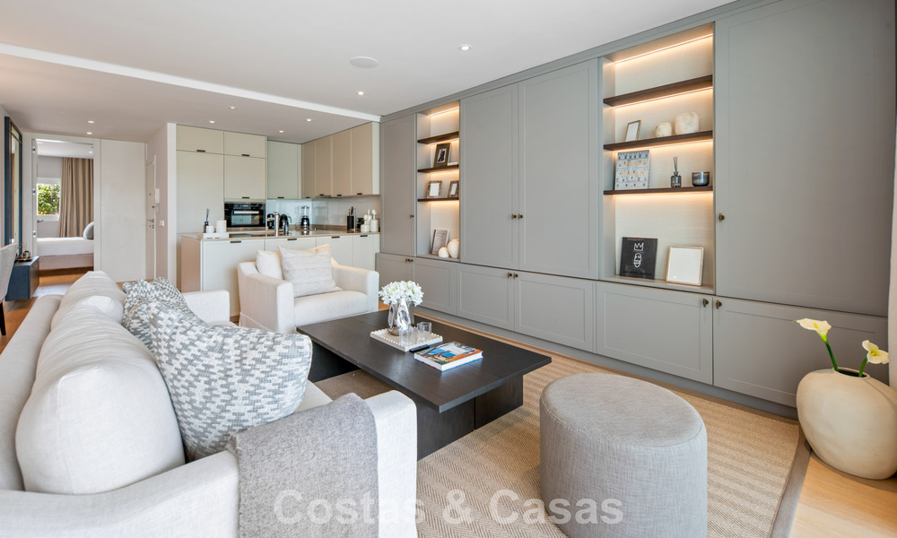 Exclusivo apartamento renovado de 3 dormitorios en venta en Puente Romano, Marbella Golden Mile 805765