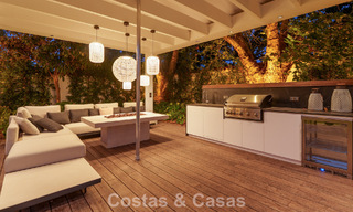 Lujosa villa con piscina climatizada en venta, en primera línea de playa cerca de Puerto Banús y San Pedro, Marbella 805790 