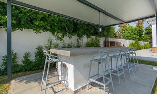 Exclusiva villa moderna con gran piscina en venta en Nueva Andalucía, Marbella 805935 