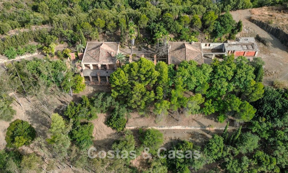Proyecto de reforma integral de lujo con península privada y vistas panorámicas al lago en Istán, Marbella 805847