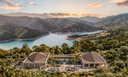Proyecto de reforma integral de lujo con península privada y vistas panorámicas al lago en Istán, Marbella 805854