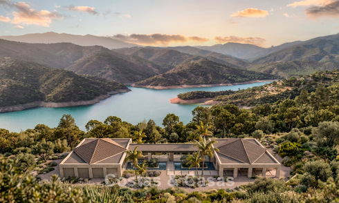 Proyecto de reforma integral de lujo con península privada y vistas panorámicas al lago en Istán, Marbella 805854