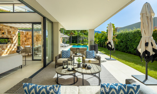 Villa moderna de lujo con vistas al mar en el Valle del Golf de Nueva Andalucía, Marbella 806066 