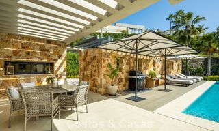 Villa moderna de lujo con vistas al mar en el Valle del Golf de Nueva Andalucía, Marbella 806068 