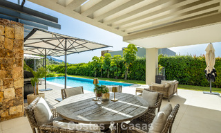 Villa moderna de lujo con vistas al mar en el Valle del Golf de Nueva Andalucía, Marbella 806069 