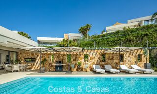 Villa moderna de lujo con vistas al mar en el Valle del Golf de Nueva Andalucía, Marbella 806071 