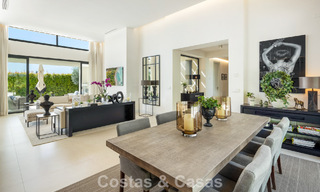 Villa moderna de lujo con vistas al mar en el Valle del Golf de Nueva Andalucía, Marbella 806075 