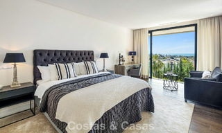 Villa moderna de lujo con vistas al mar en el Valle del Golf de Nueva Andalucía, Marbella 806078 