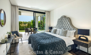 Villa moderna de lujo con vistas al mar en el Valle del Golf de Nueva Andalucía, Marbella 806081 