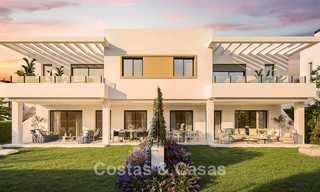 Villas adosadas de obra nueva en un entorno de golf en Estepona 806425 