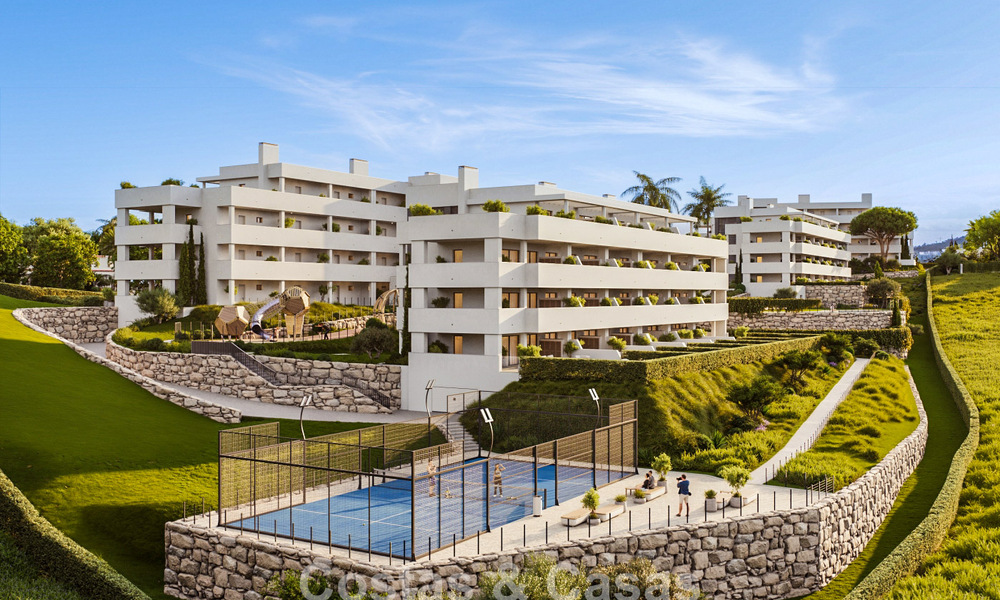 Apartamentos de obra nueva en venta en una tranquila zona residencial de Manilva, Costa del Sol 806321