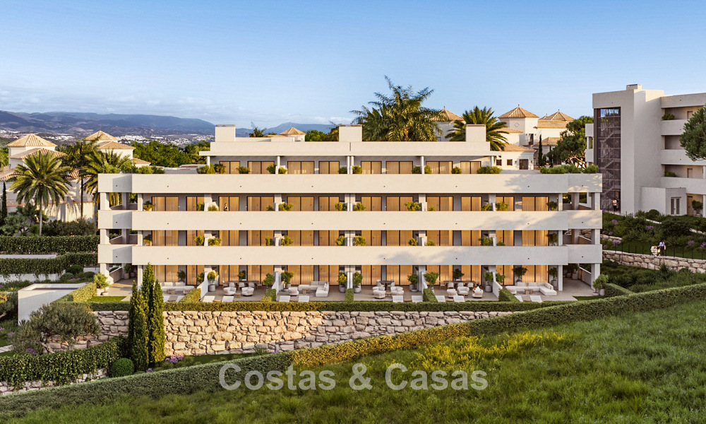 Apartamentos de obra nueva en venta en una tranquila zona residencial de Manilva, Costa del Sol 806323
