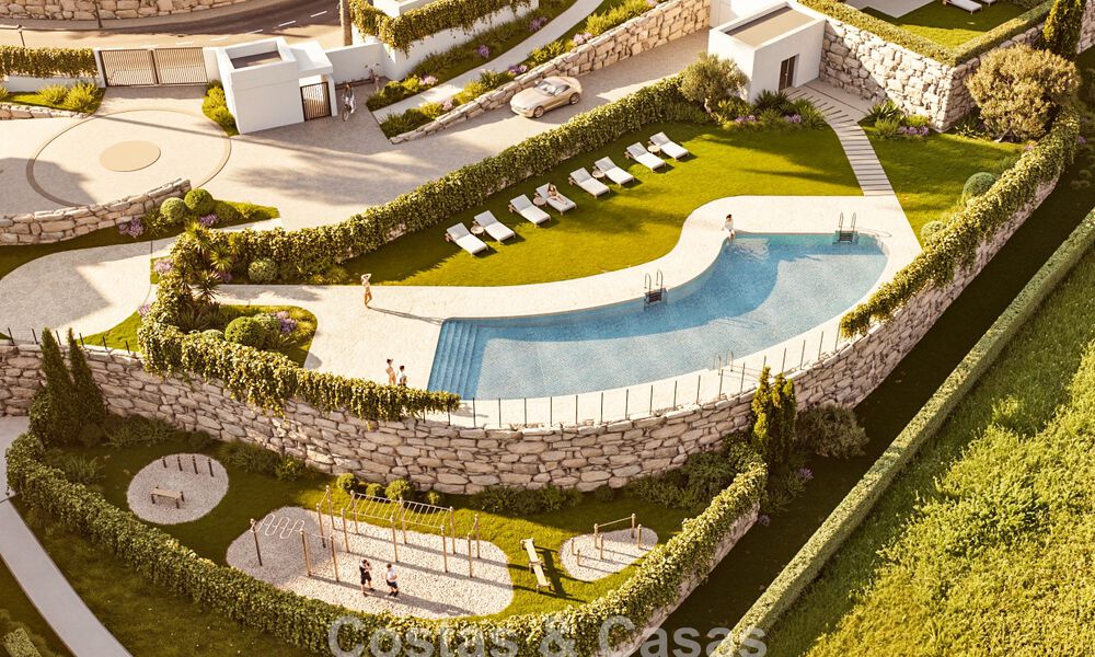 Apartamentos de obra nueva en venta en una tranquila zona residencial de Manilva, Costa del Sol 806324