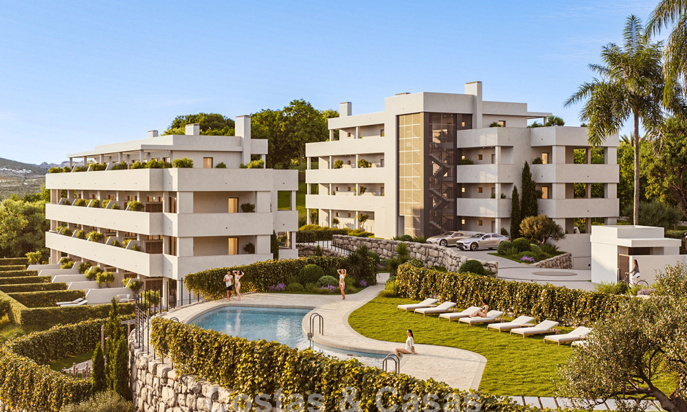 Apartamentos de obra nueva en venta en una tranquila zona residencial de Manilva, Costa del Sol 806325