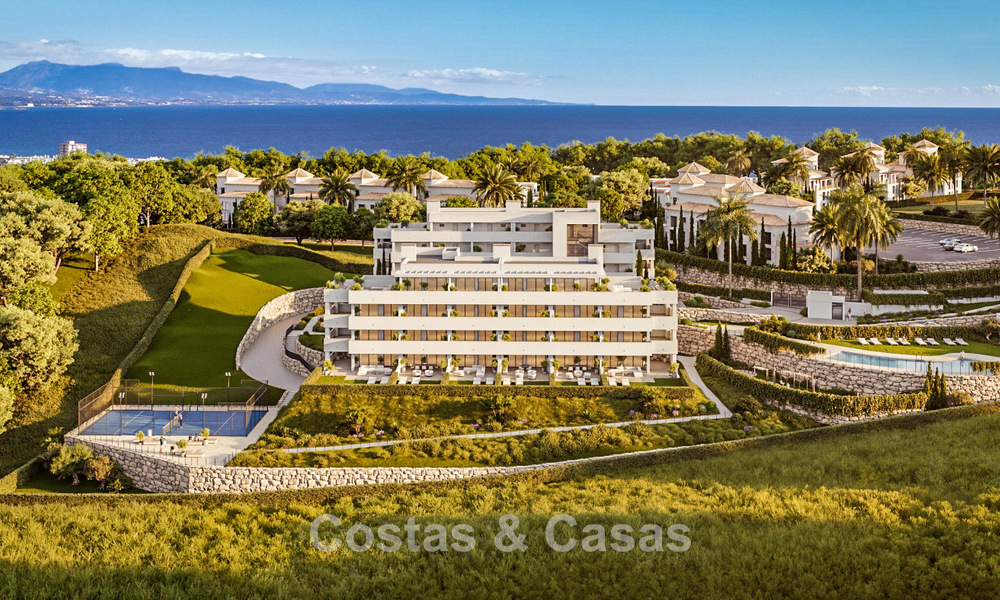 Apartamentos de obra nueva en venta en una tranquila zona residencial de Manilva, Costa del Sol 806327