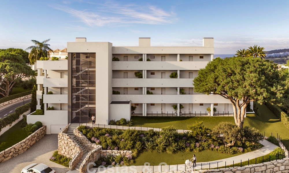 Apartamentos de obra nueva en venta en una tranquila zona residencial de Manilva, Costa del Sol 806329