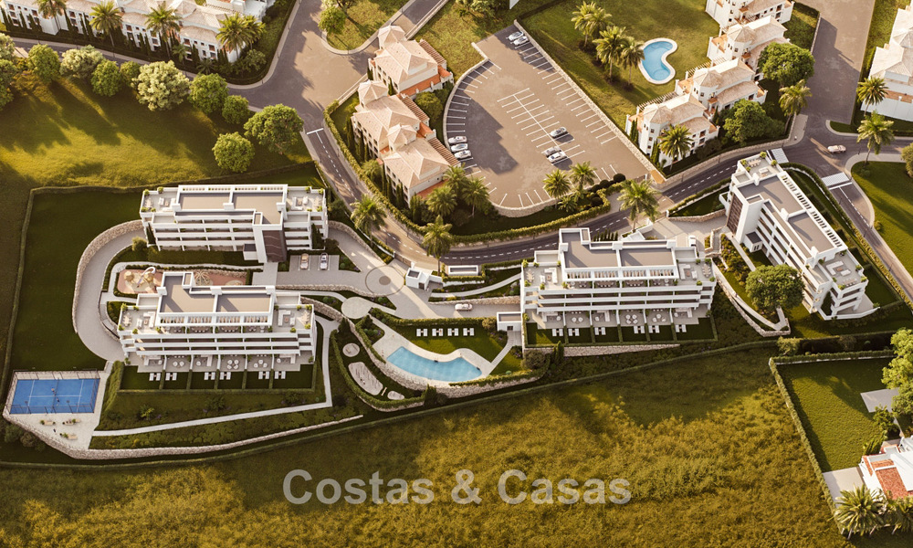 Apartamentos de obra nueva en venta en una tranquila zona residencial de Manilva, Costa del Sol 806330