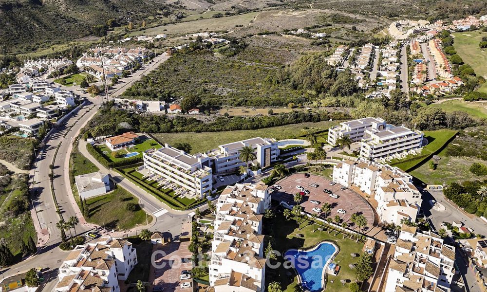 Apartamentos de obra nueva en venta en una tranquila zona residencial de Manilva, Costa del Sol 806336