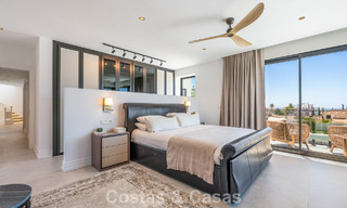 Villa familiar moderna de nueva construcción con piscina en venta en la New Golden Mile, entre Marbella y Estepona 806625 