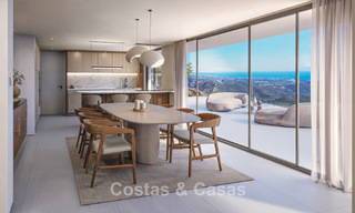 Villa de diseño vanguardista con espectaculares vistas al mar en venta en un exclusivo resort de golf en las colinas de Marbella - Benahavís 806658 