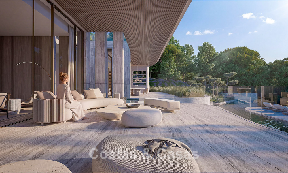 Villa de diseño vanguardista con impresionantes vistas al golf y al mar en venta en La Reserva, Sotogrande 806936