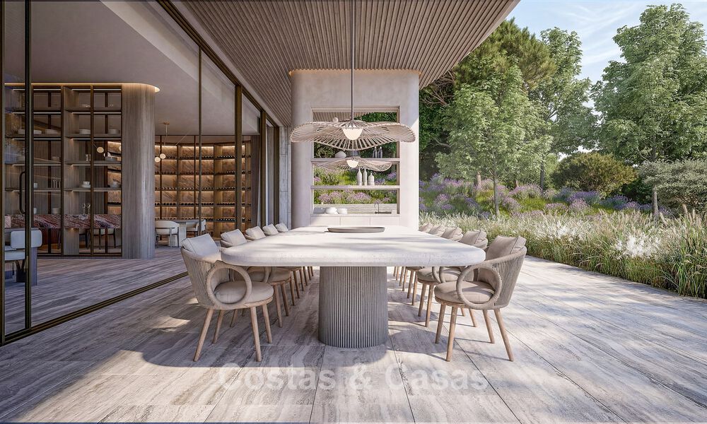 Villa de diseño vanguardista con impresionantes vistas al golf y al mar en venta en La Reserva, Sotogrande 806938