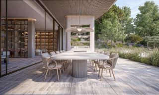 Villa de diseño vanguardista con impresionantes vistas al golf y al mar en venta en La Reserva, Sotogrande 806938 