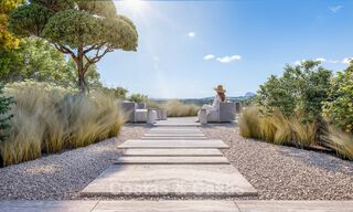Villa de diseño vanguardista con impresionantes vistas al golf y al mar en venta en La Reserva, Sotogrande 806939 