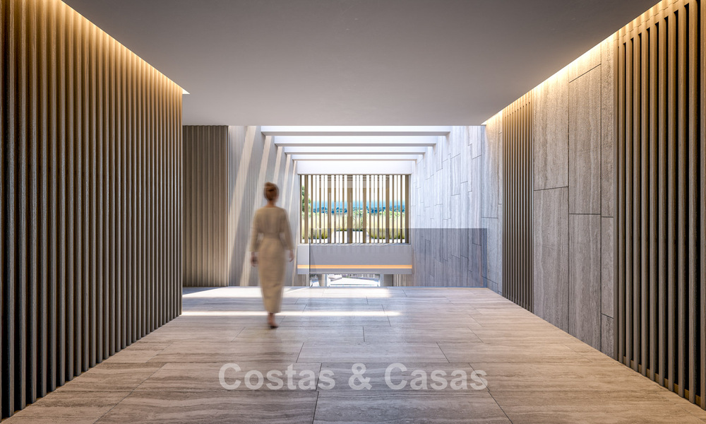 Villa de diseño vanguardista con impresionantes vistas al golf y al mar en venta en La Reserva, Sotogrande 806945