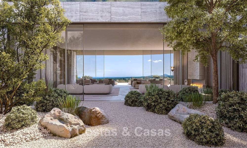 Villa de diseño vanguardista con impresionantes vistas al golf y al mar en venta en La Reserva, Sotogrande 806946