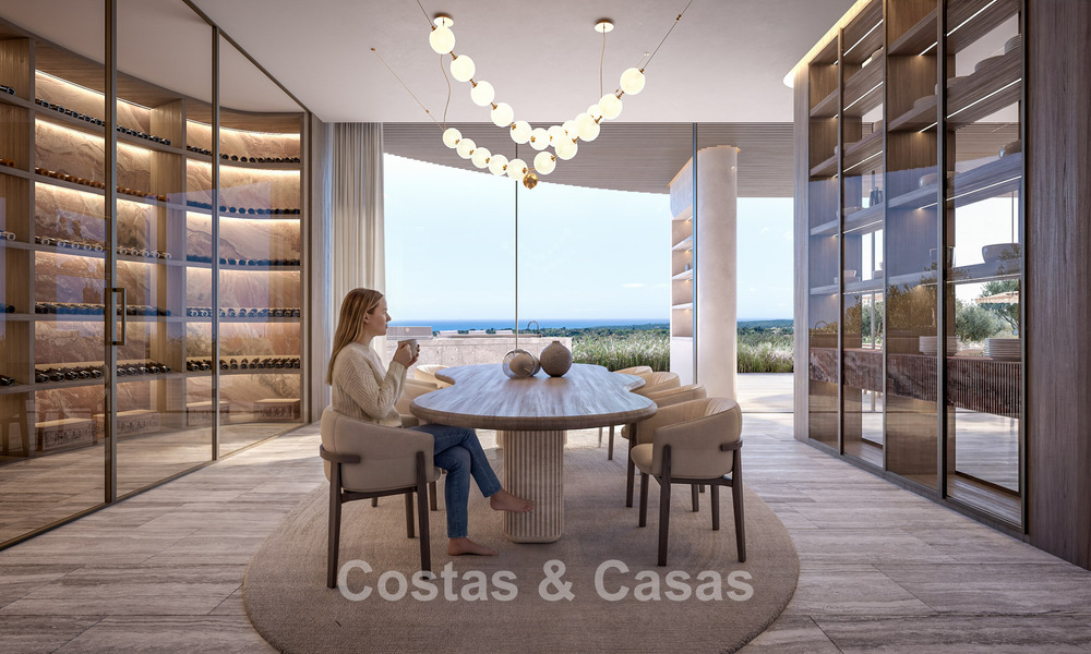 Villa de diseño vanguardista con impresionantes vistas al golf y al mar en venta en La Reserva, Sotogrande 806947