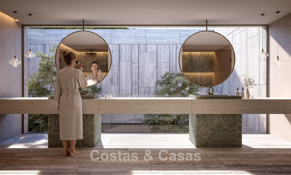 Villa de diseño vanguardista con impresionantes vistas al golf y al mar en venta en La Reserva, Sotogrande 806948
