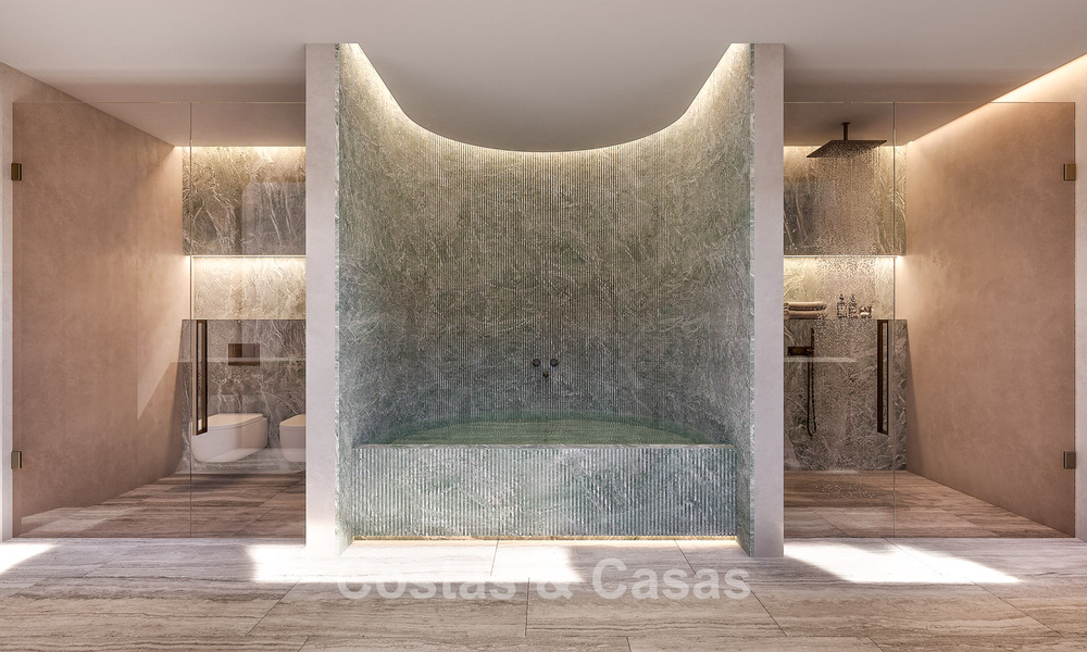 Villa de diseño vanguardista con impresionantes vistas al golf y al mar en venta en La Reserva, Sotogrande 806949