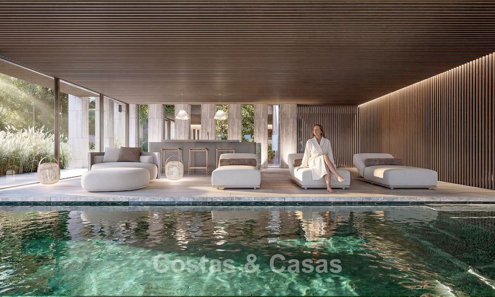 Villa de diseño vanguardista con impresionantes vistas al golf y al mar en venta en La Reserva, Sotogrande 806952