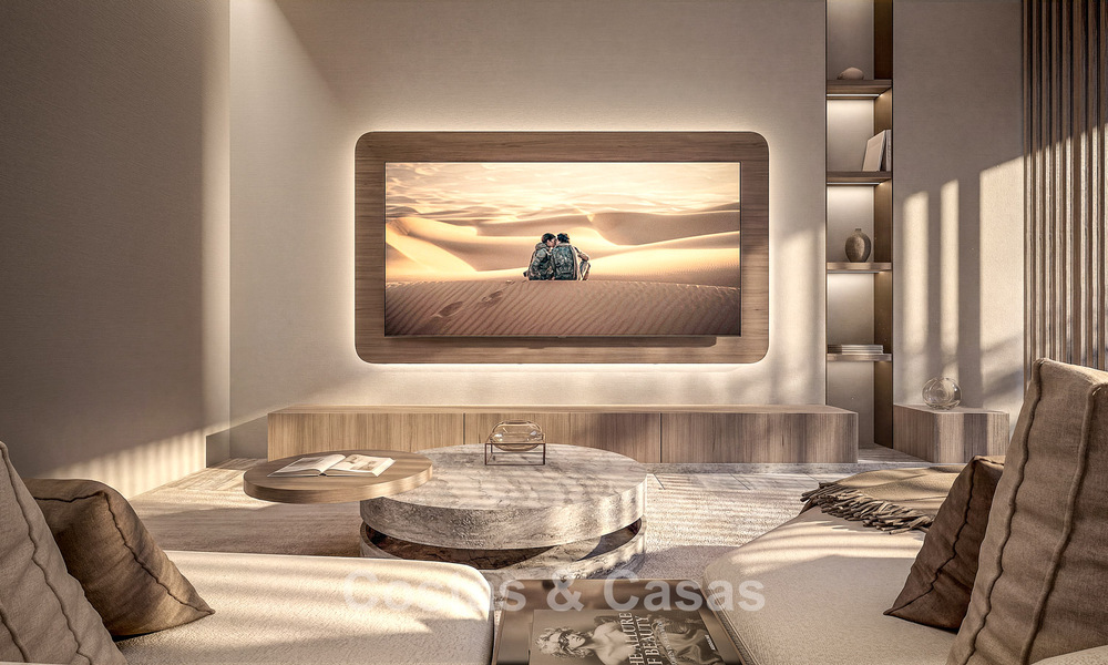 Villa de diseño vanguardista con impresionantes vistas al golf y al mar en venta en La Reserva, Sotogrande 806954
