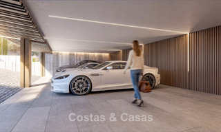 Villa de diseño vanguardista con impresionantes vistas al golf y al mar en venta en La Reserva, Sotogrande 806956 